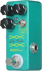 Kopeme Pedal De Efeito Siuke Chorus/Vibe, Efeitos Guitarra, Mini Único, Chorus, Efeito, Verde