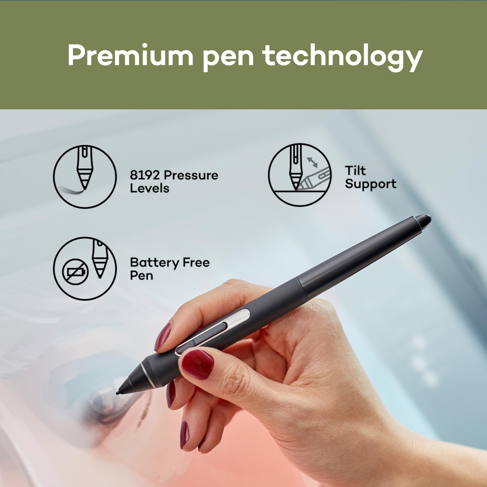 Amazon | Wacom Cintiq 22 ドローイングタブレット スクリーン
