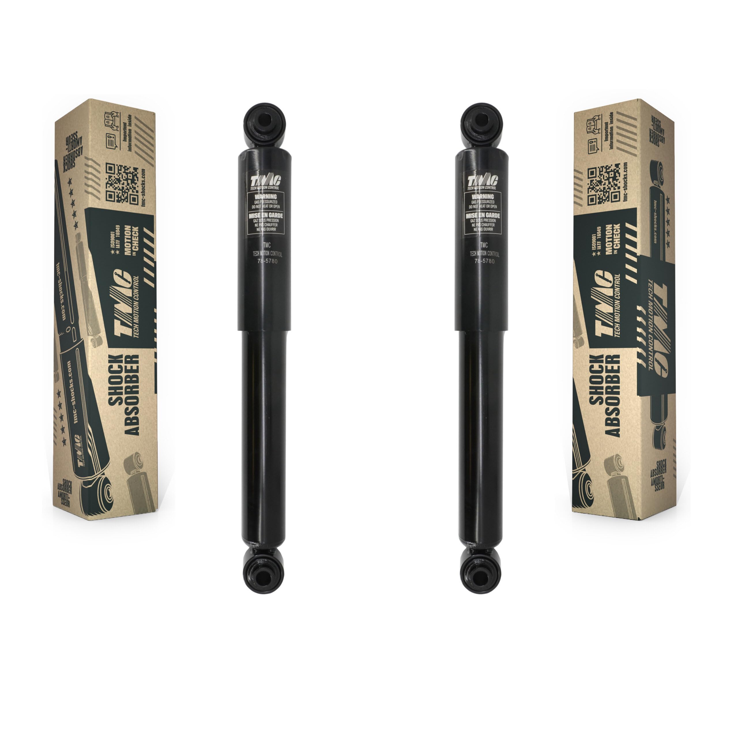TMC Rear Suspension Shock Absorbers Pair Replacement For Honda Civic - Left Right Side (Driver Passenger) K78-100412 — view 96