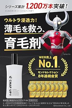 チャップアップ3点セット チャップアップ 公式 濃密泡 シャンプー 300ml 3本 メンズ