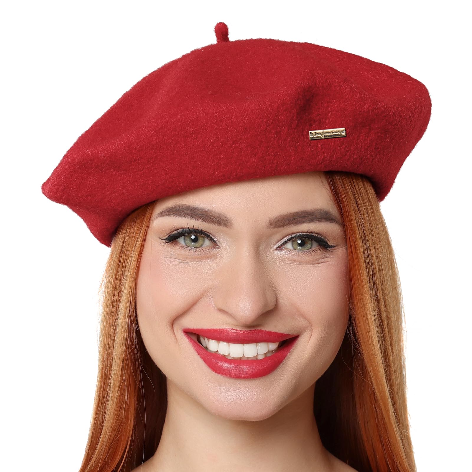 Red Beret Cap Women In Berets Classic Wool Berets For Women