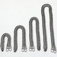 Vista 6 de Correa de cadena para bolso, 4 piezas de diferentes tamaños, correas de cadena para bolso, correas de cadena de metal para bricolaje de bolso