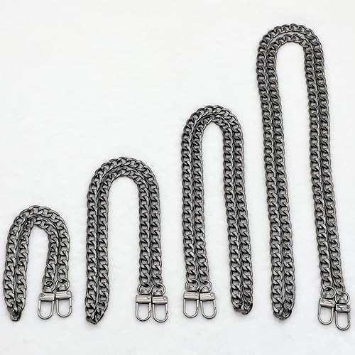 Miniatura 47 de Correa de cadena de metal para bolsa, 4 piezas, bolsa de mano, bolsa de hombro, bolsa cruzada, 15.4 pulgadas, 23.6 pulgadas, 31.4 pulgadas, 47.2
