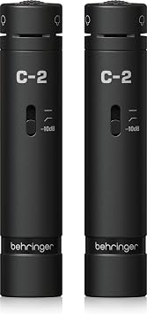 BEHRINGER C-2 DARK EDITION Stereo Matched Pair Condenser Microphone Black Model with Case