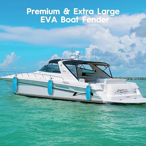 Vista 67 de Guardabarros de barco fácil de instalar para acoplamiento, guardabarros ideal para pontón, bajo, moto acuática y barcos de pesca Gris