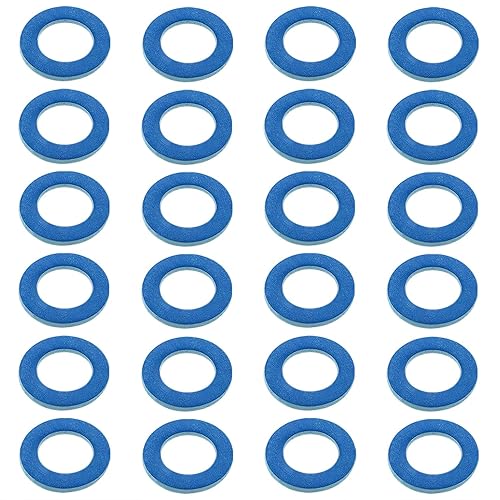 24PCS Lower Unit Drain Plug Gasket, 38-16 Oil Drain Plug Crush Washers for Most MercuryMariner Outboards and Mercruiser 12-19183-3 12-19183Q02