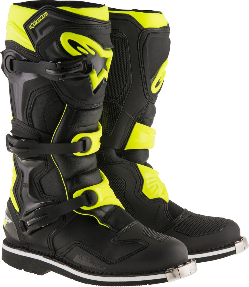 Amazon.co.jp: Alpinestars メンズ Tech 1 ブーツ (ブラック/イエロー 