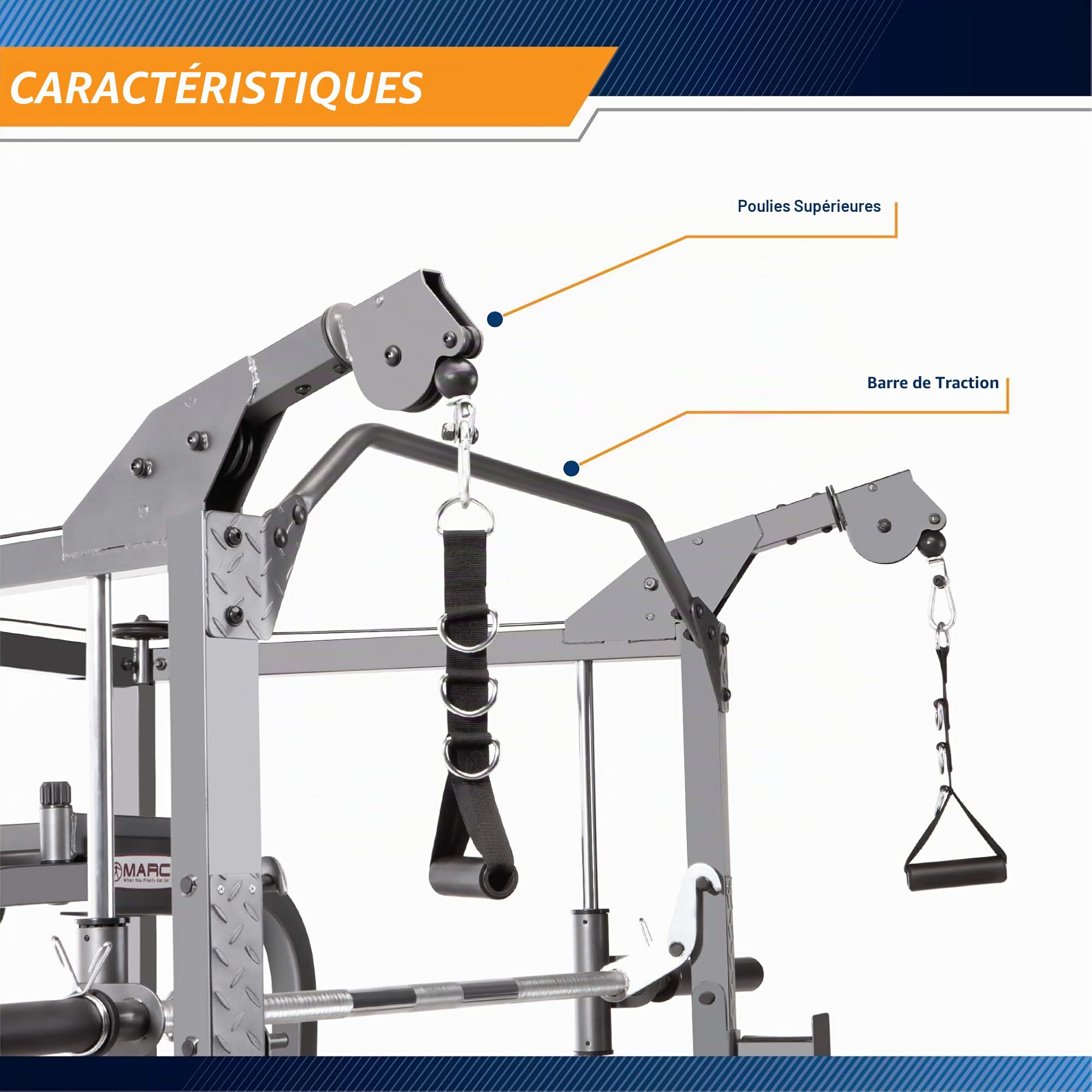 Marcy Cage Smith SM-4008 - Poids Maximum utilisateur 136kg - 2 Versions