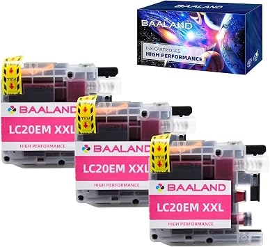 Compatible LC20E Magenta LC20E Ink Cartridge Super High Yield Replacement