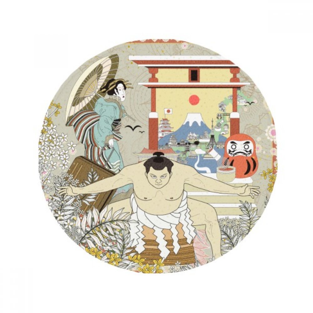 Tapis de compagnie anti-dérapant style Japonais Ukiyo-E pour sécuriser vos sols