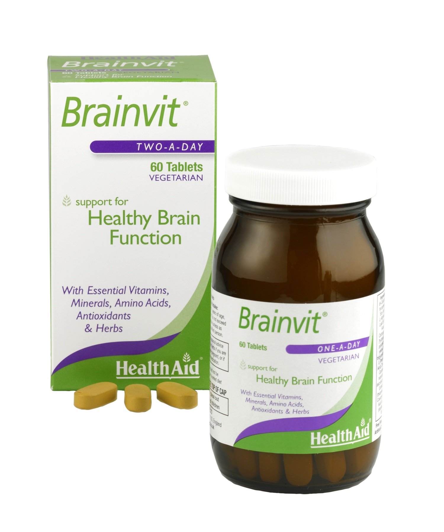 HealthAid BrainVit - 60 Tablets