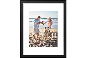 11x14 Picture Frame Displaying 8x10 Pictures with Mat or 11x14-Sized Photos without...