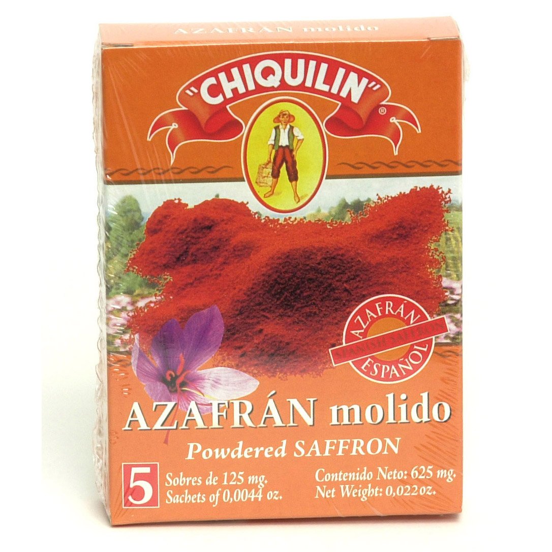 Pure Powdered Saffron Sachets, 5 Count (Pack of 2)