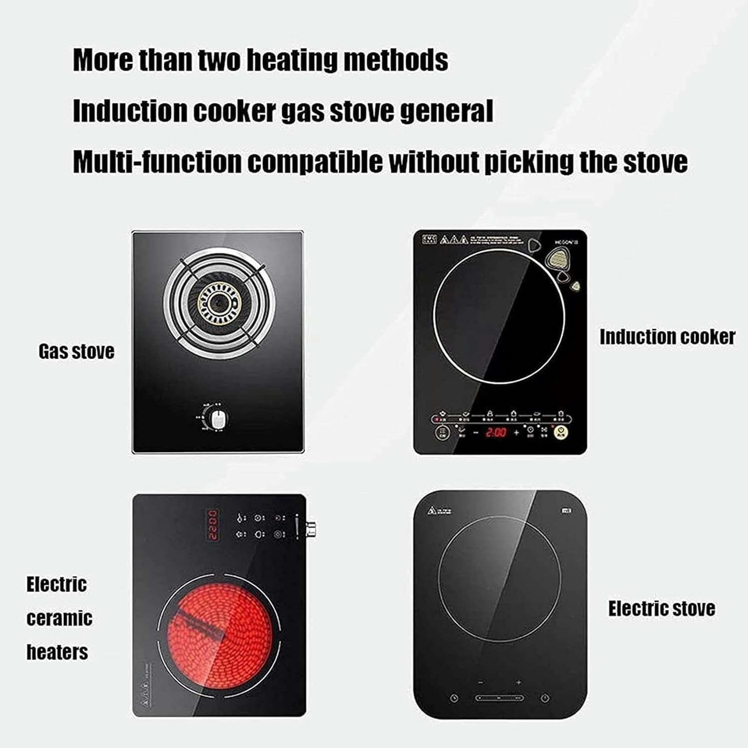 Multifunction Cooking Machine, 2 Layer Rice Noodle Roll Steamer, Stainless Steel Kitchen Food Steamer, for Electric Stoves, Induction Cookers