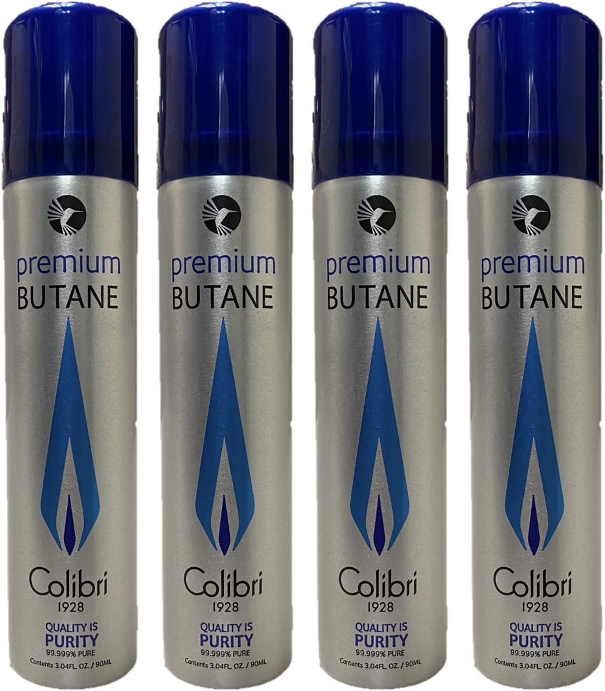 Colibri Premium Butane Fuel Refill for Lighter 4 pack