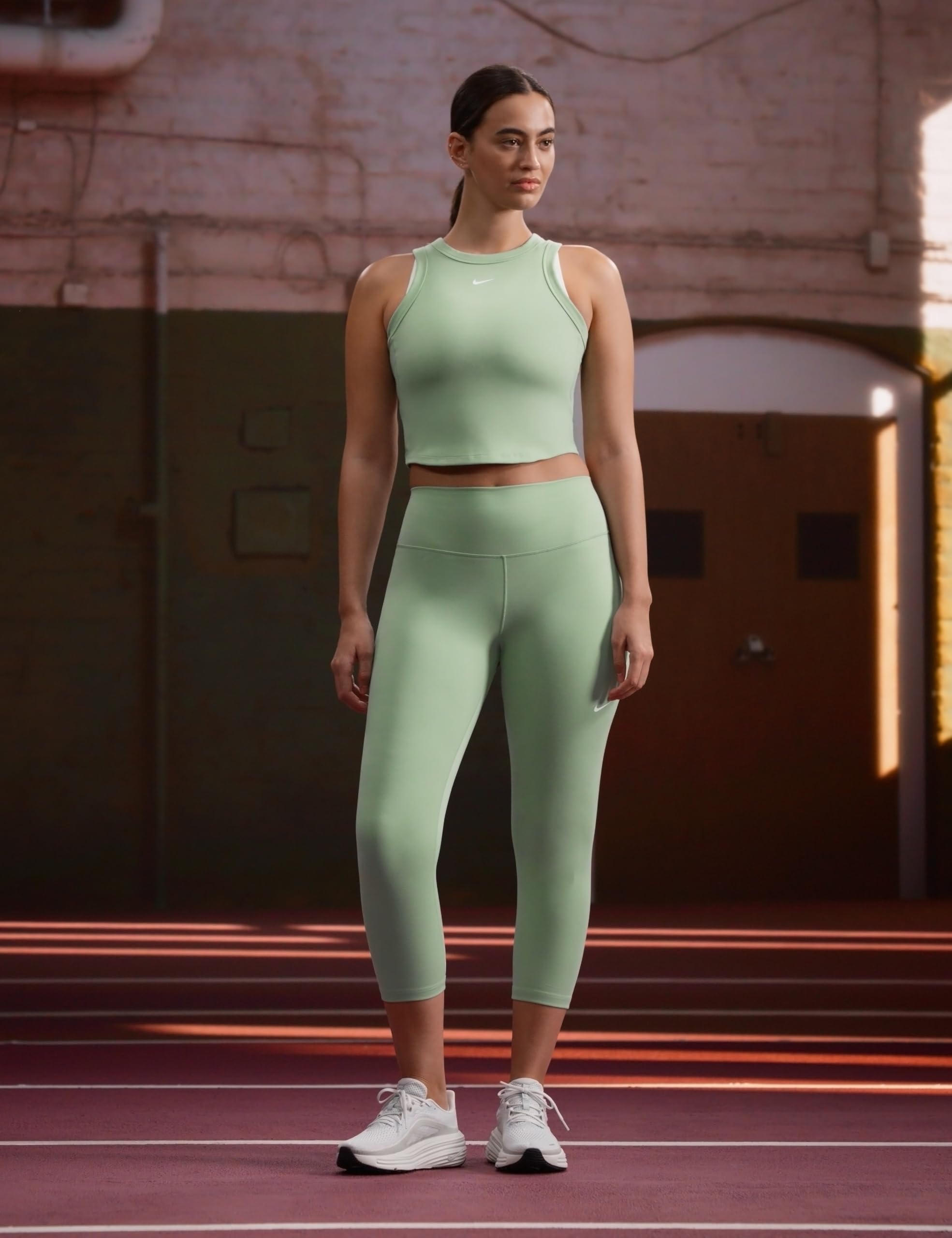 NIKE W Nk One Fitted DF Crop Tank Top Mujer