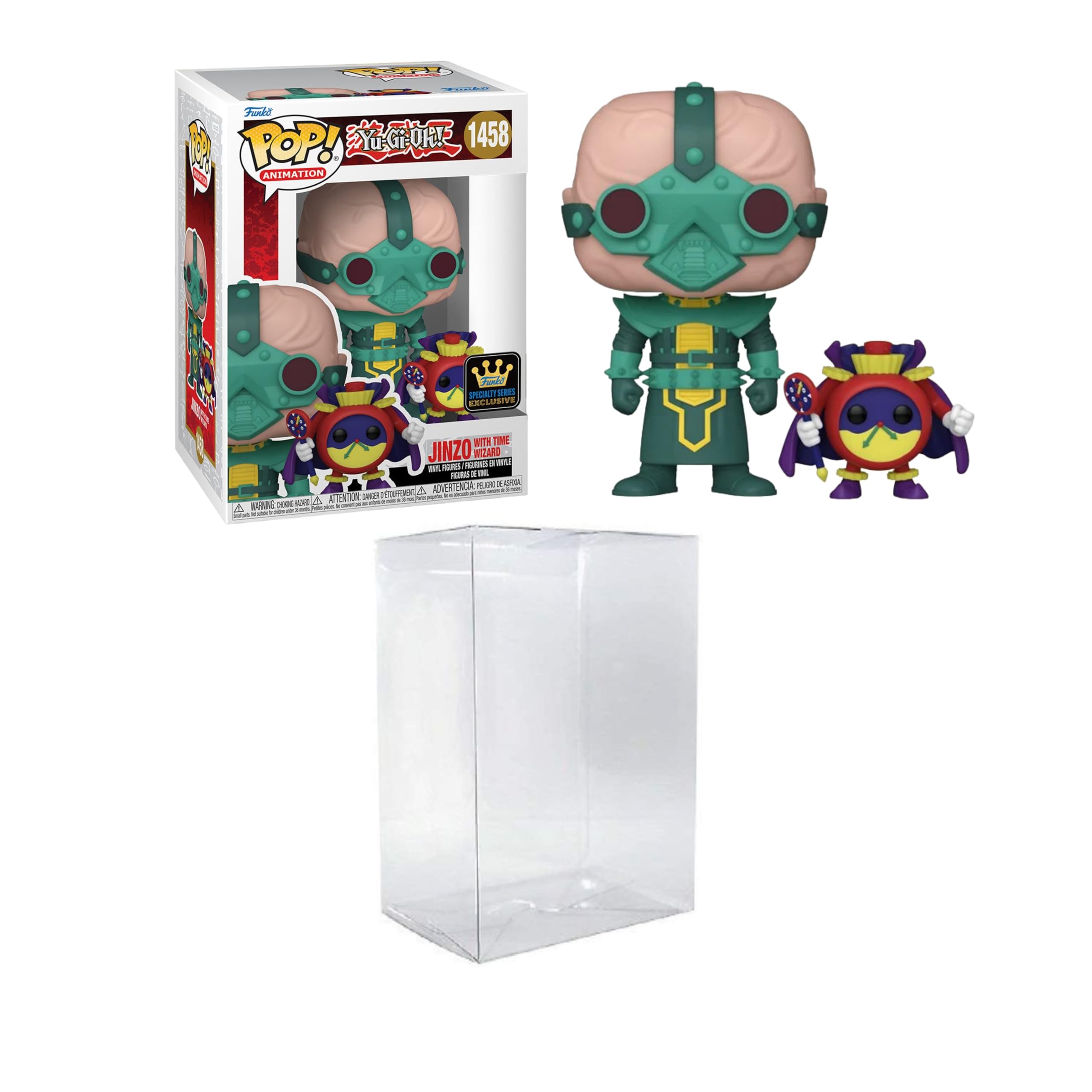 Funko Animação Pop! Yu-Gi-Oh - Jinzo with Time Wizard Specialty