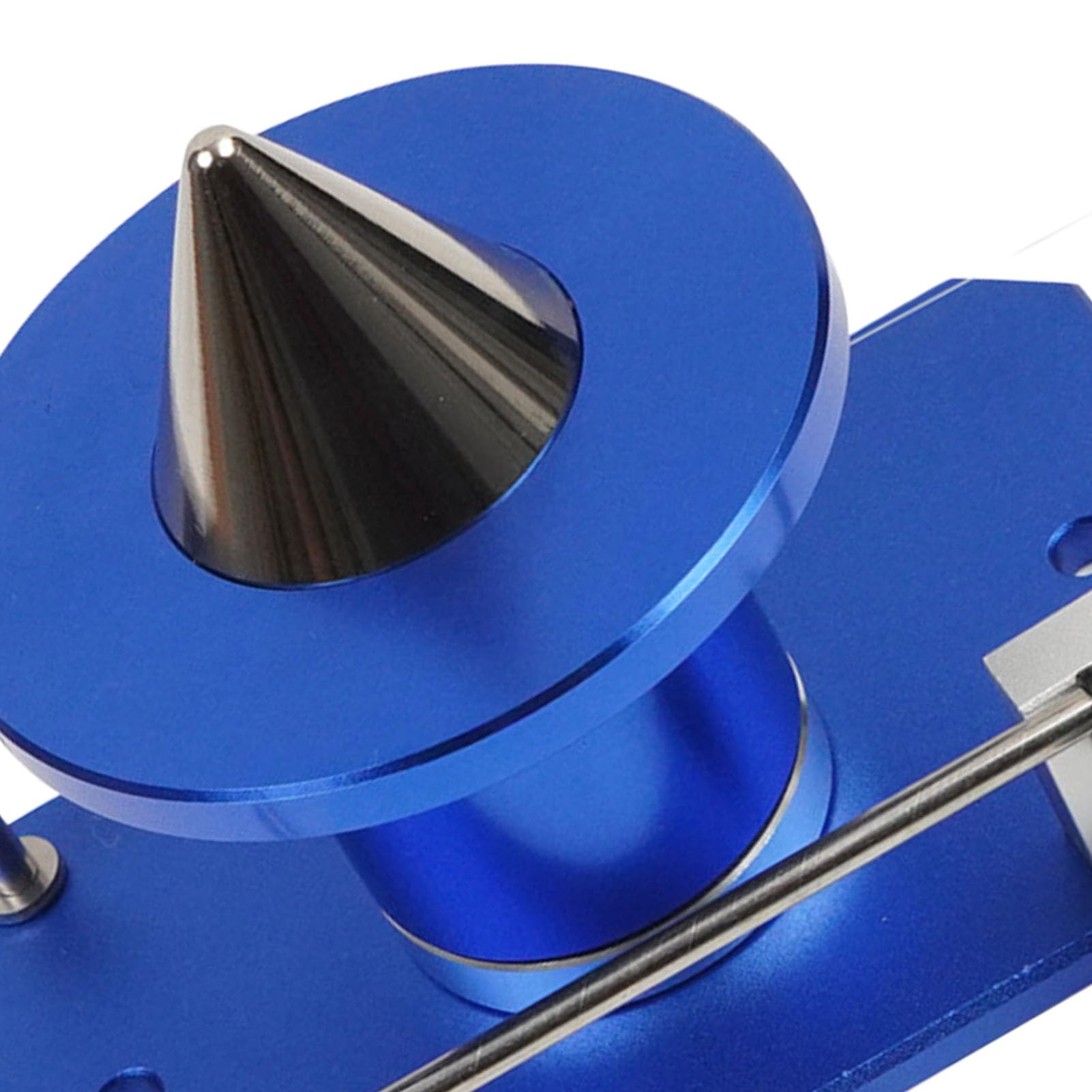LiebeWH Balanceador de Cuchillas para Cortacésped, Herramienta Duradera de Montaje en Pared para Corte Eficiente, Acero de Aleación para Jardineros y Paisajistas (Blue)