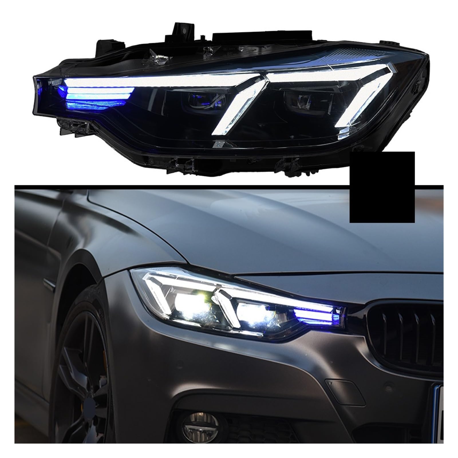 BMW 320i ヘッドライト BMW 3シリーズ F30 F35 320i 320i グレードアップLEDヘッド
