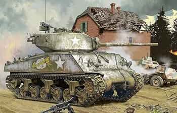 1／35 アメリカ軍M4A3シャーマン戦車 Amazon | モンモデル 1/35 WW.II アメリカ軍 中戦車 M4A3(76)W