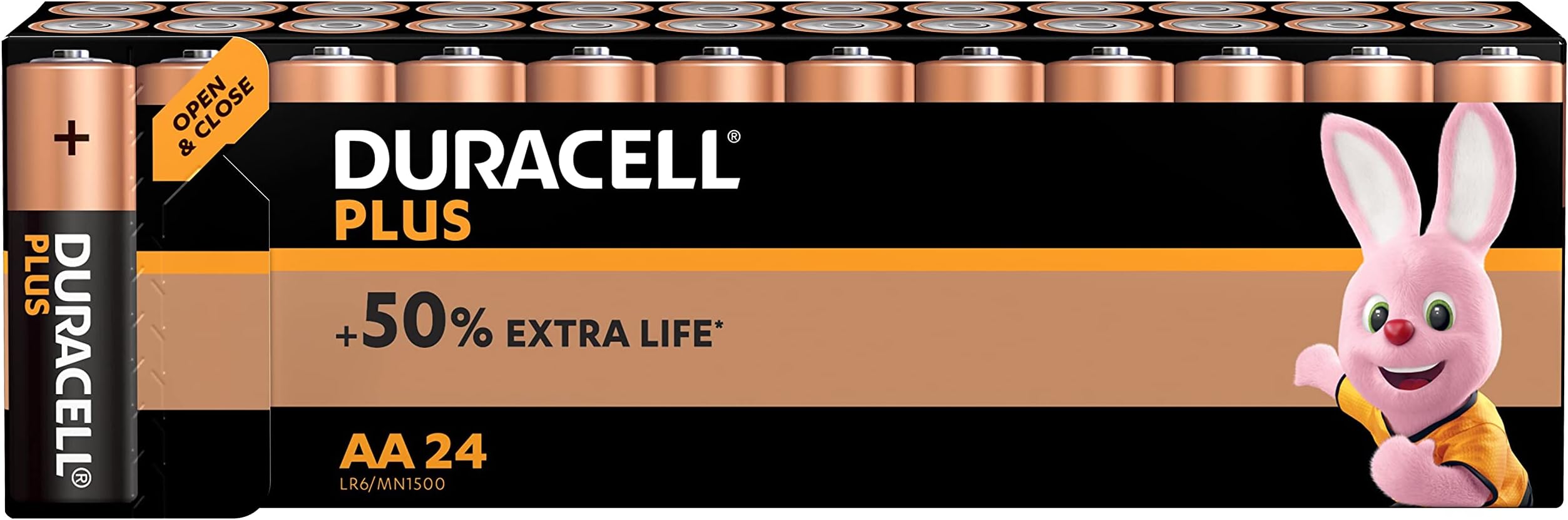 Duracell Plus AA Batteries Pack of 24
