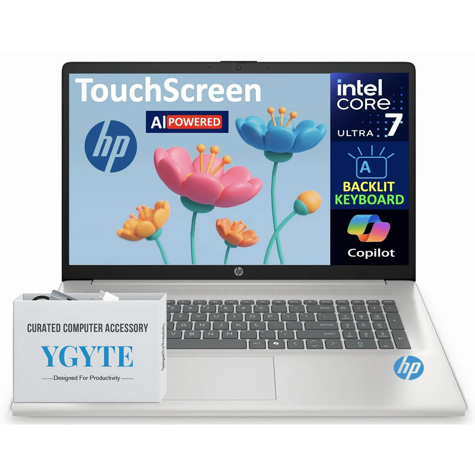 Amazon.com: HP 2026 17 Inch Laptop Touchscreen Computer, 17.3 HD+