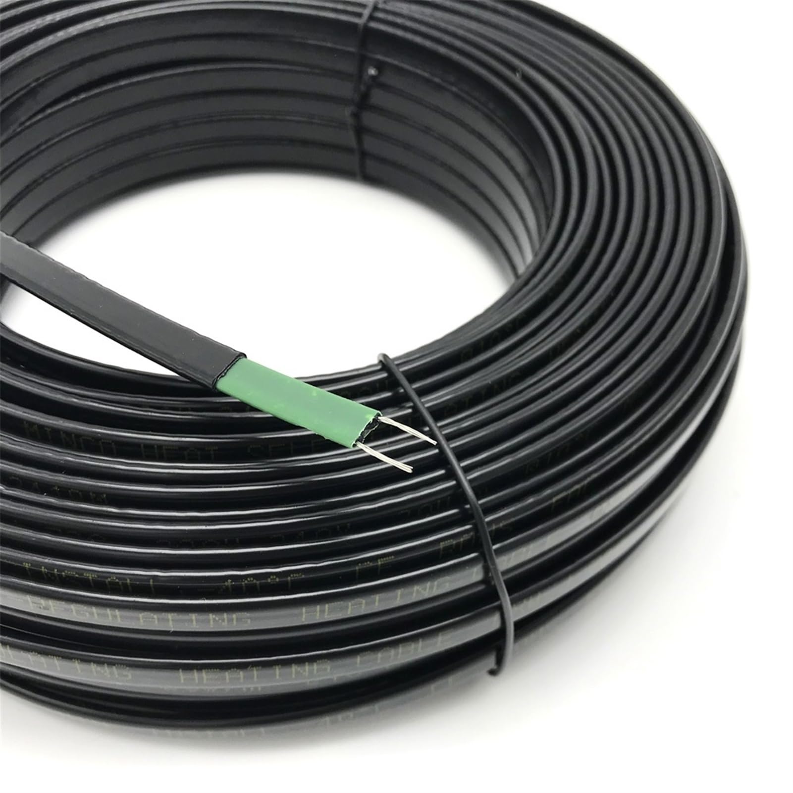 Cable calefactor de protección contra congelación de tubería de agua de drenaje de fusión de nieve cinta calefactora autorregulable de baja temperatura de 20W/m Anticongelante(50 meters)