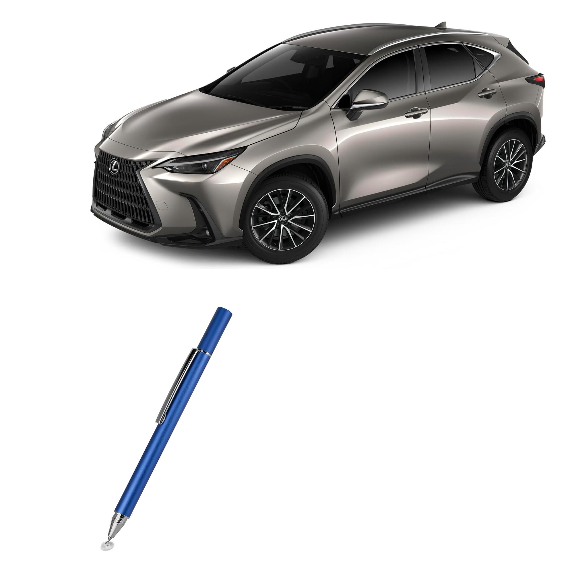 BoxWave Stylus Pen Compatible with Lexus 2024 NX Display (9.8 in) - FineTouch Capacitive Stylus, Super Precise Stylus Pen - Lunar Blue