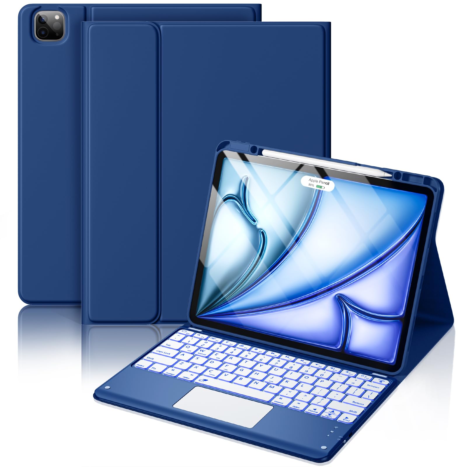 ゆと　iPadAir13inch265GB のみ Amazon.com: Hamile for iPad Air 13-inch Case Keyboard (M3/M2