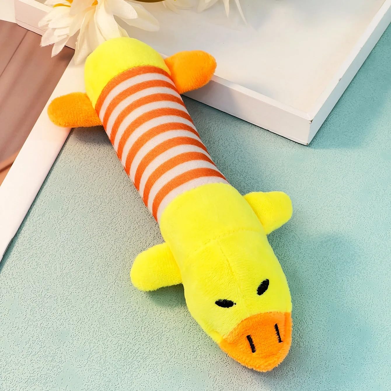 Mythonic Pawish Play Adorable Plush Pig Dog Toy, Soft and Durable Stuffed Animal for Fetch and Cuddling - Image 2