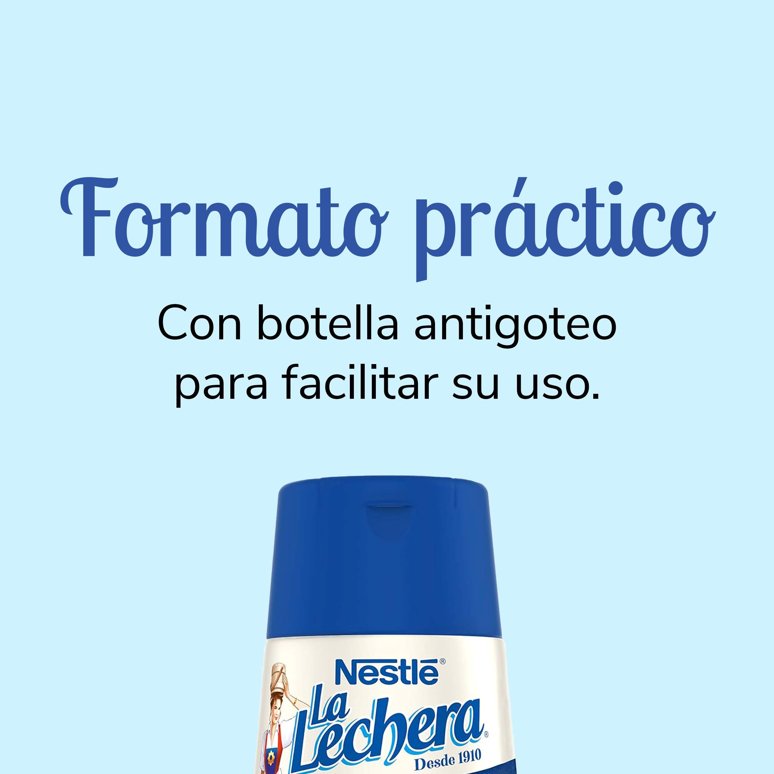 Nestlé La Lechera Dulce de Leche Leche Condensada Botella Sirve Fácil 12 x 450 g