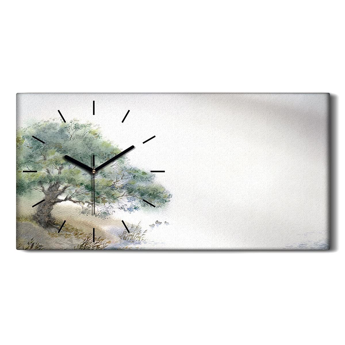Horloge sur Toile Silencieuse sans Tic Tac Image Art Moderne