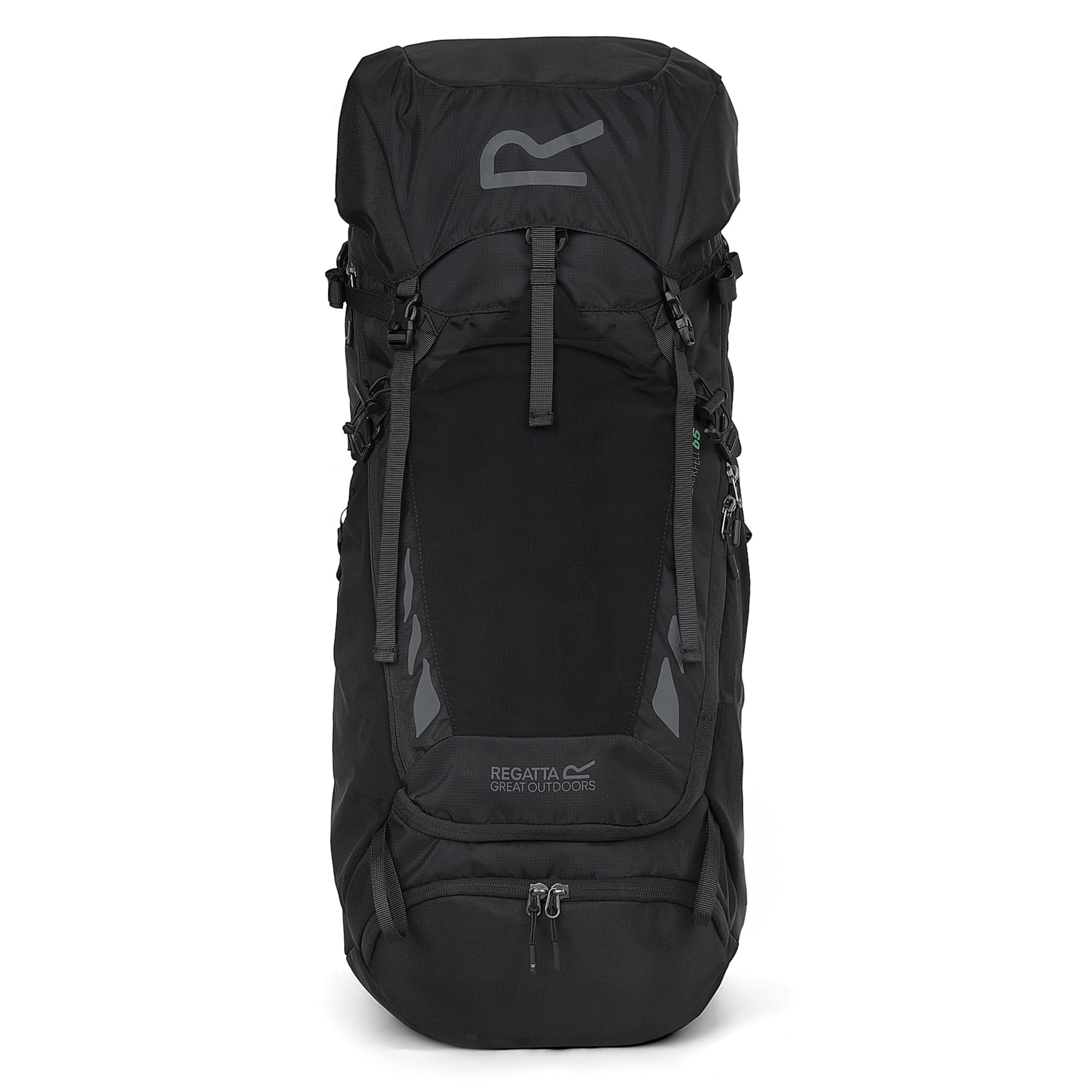 Regatta Rucksack Blackfell 65L, Reflective with Metal Frame Support - Perfect for Walking, Hiking, Camping & Trekking