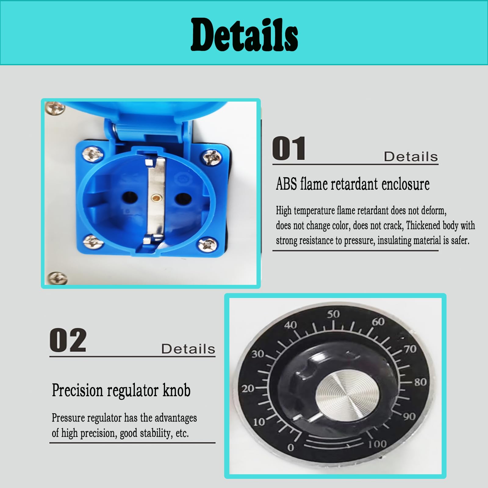 AC Motor Toerentalregelaar 50 220 V 2000 Watt 25A Spanningsregelaar Instelbare Led Dimmer 683164534