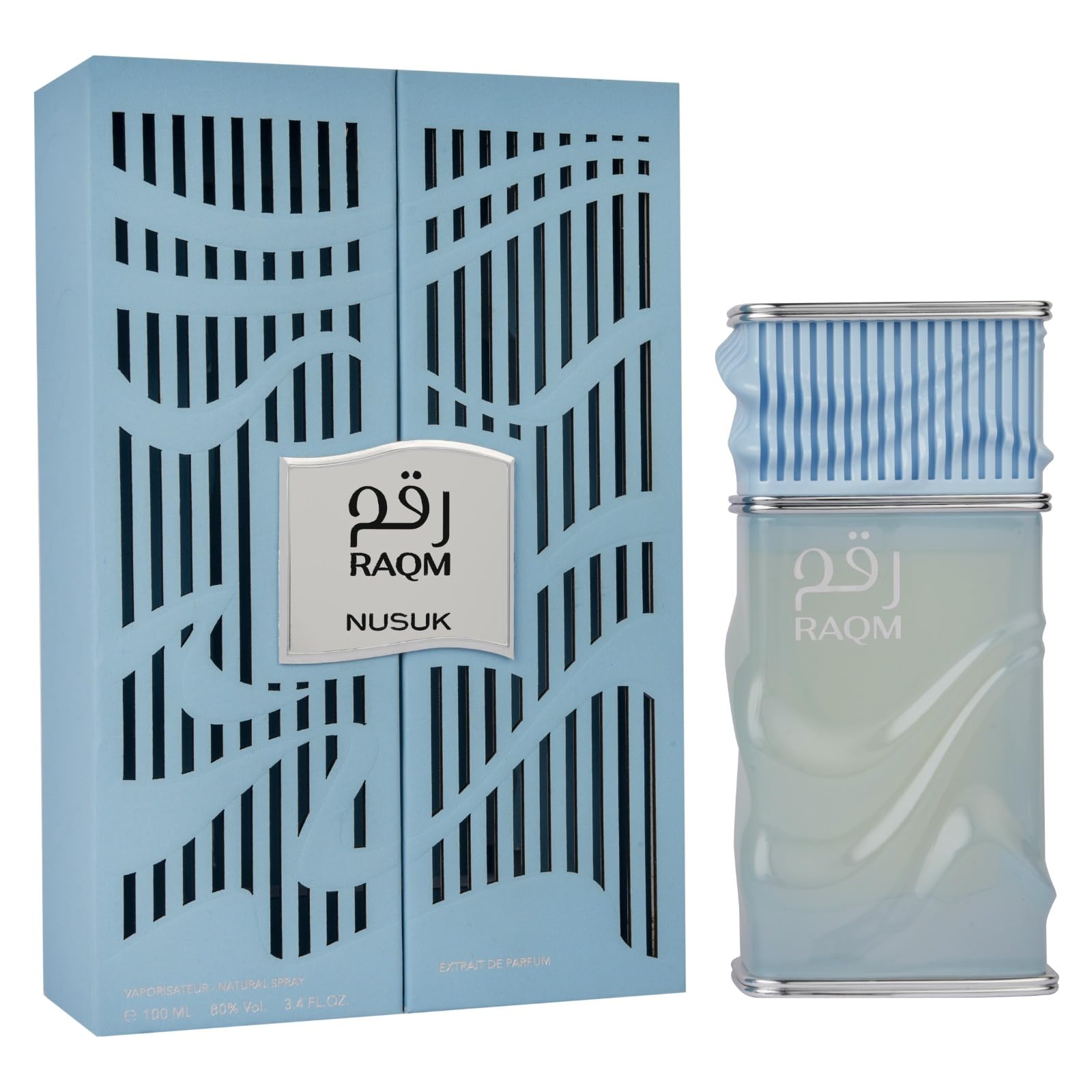 Nusuk Raqm Extrait de Parfum | Fresh Aquatic Fragrance | 100ml