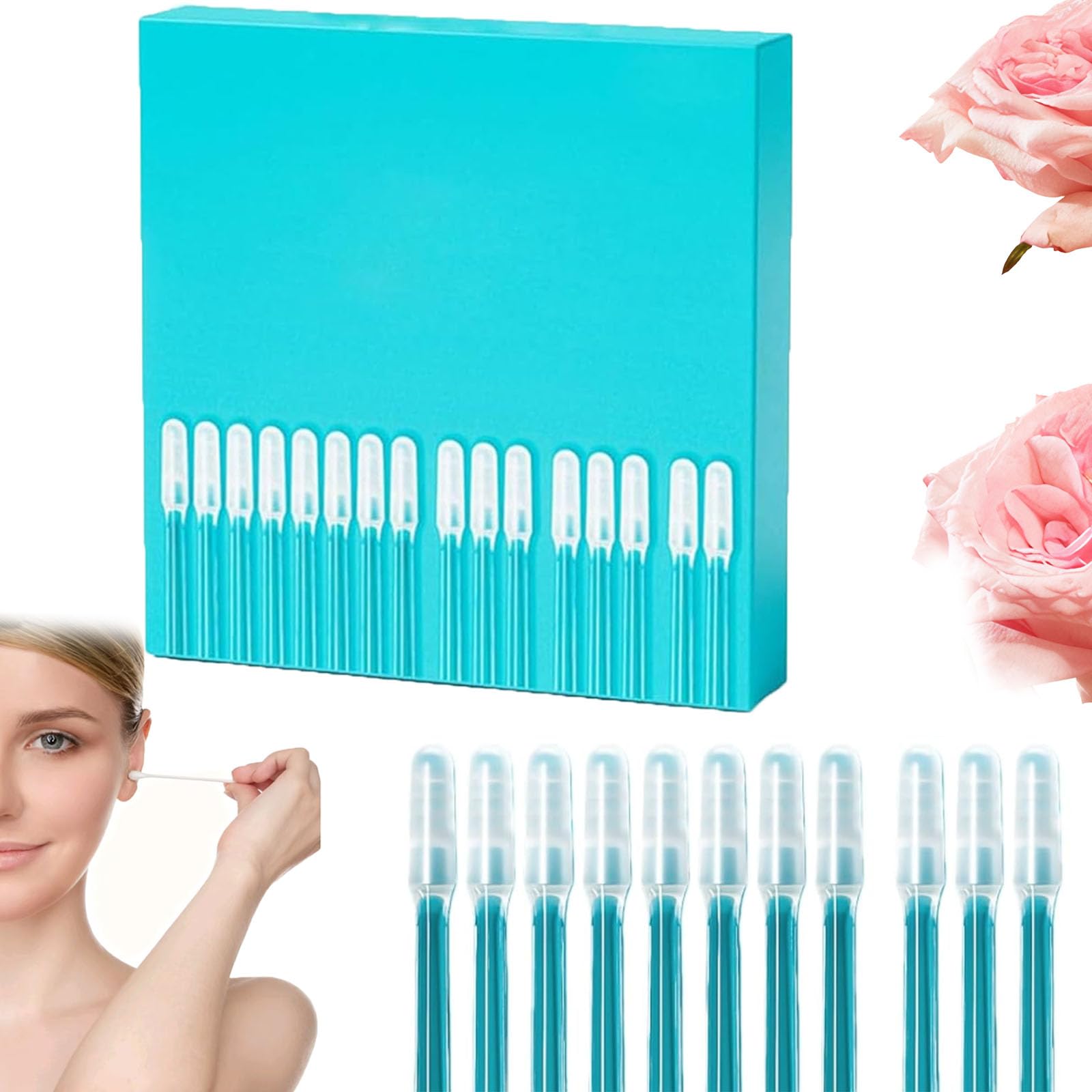 Sticky Ear Cleaning Sticks Gentle Visible Ear Care Earwax Removal Adhesive Swabs Sticky Ear Swabs for Ear Wax