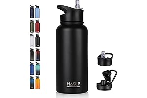 HASLE OUTFITTERS 32 oz Insulated Water Bottle: Stay Hydrated & Refreshed