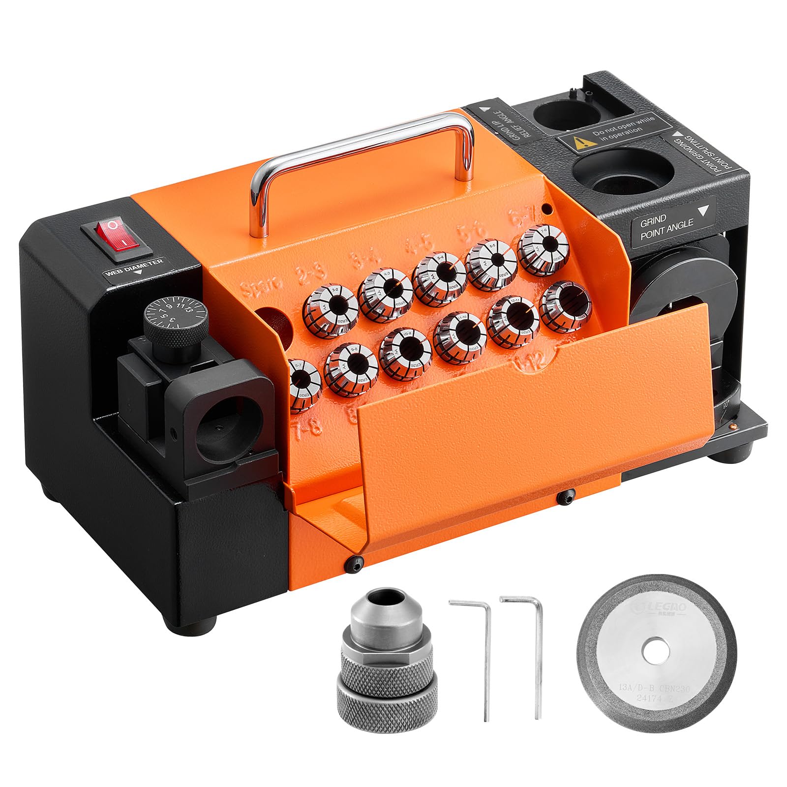 ベジット チルド セット VEVOR Drill Bits Sharpener MR-13D, 3–13mm Professional Drill Bit