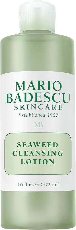 Seaweed Cleansing Lotion for Combination, Dry and Sensitive Skin |Facial Toner that Clarifies and Replenishes |Formulated with Witch Hazel & Bladderwrack Extract