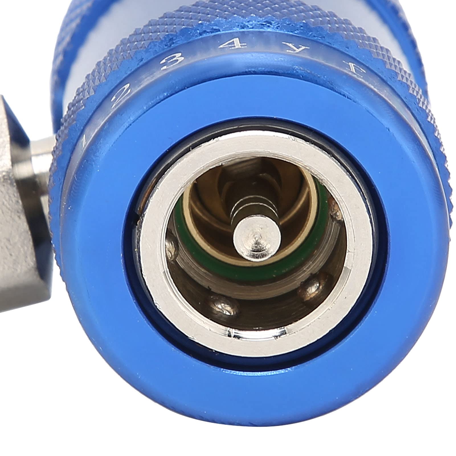 Kit Connettori Adattatore Rapido per Climatizzatore per Auto Filettatura da 1/4 di Pollice Accoppiatori Riempimento Liquido Fluoruro Ad Alta/Bassa Pressione Attacco Rapido Manuale HS‑1234YF