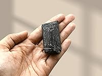 Vista 28 de Amazing Gemstone Black Tourmaline Crystals Rough Stone in Bulk, 1/2lb Large Pieces Turmalina Negra Piedra Originales, Large Black Tourmaline Crystal