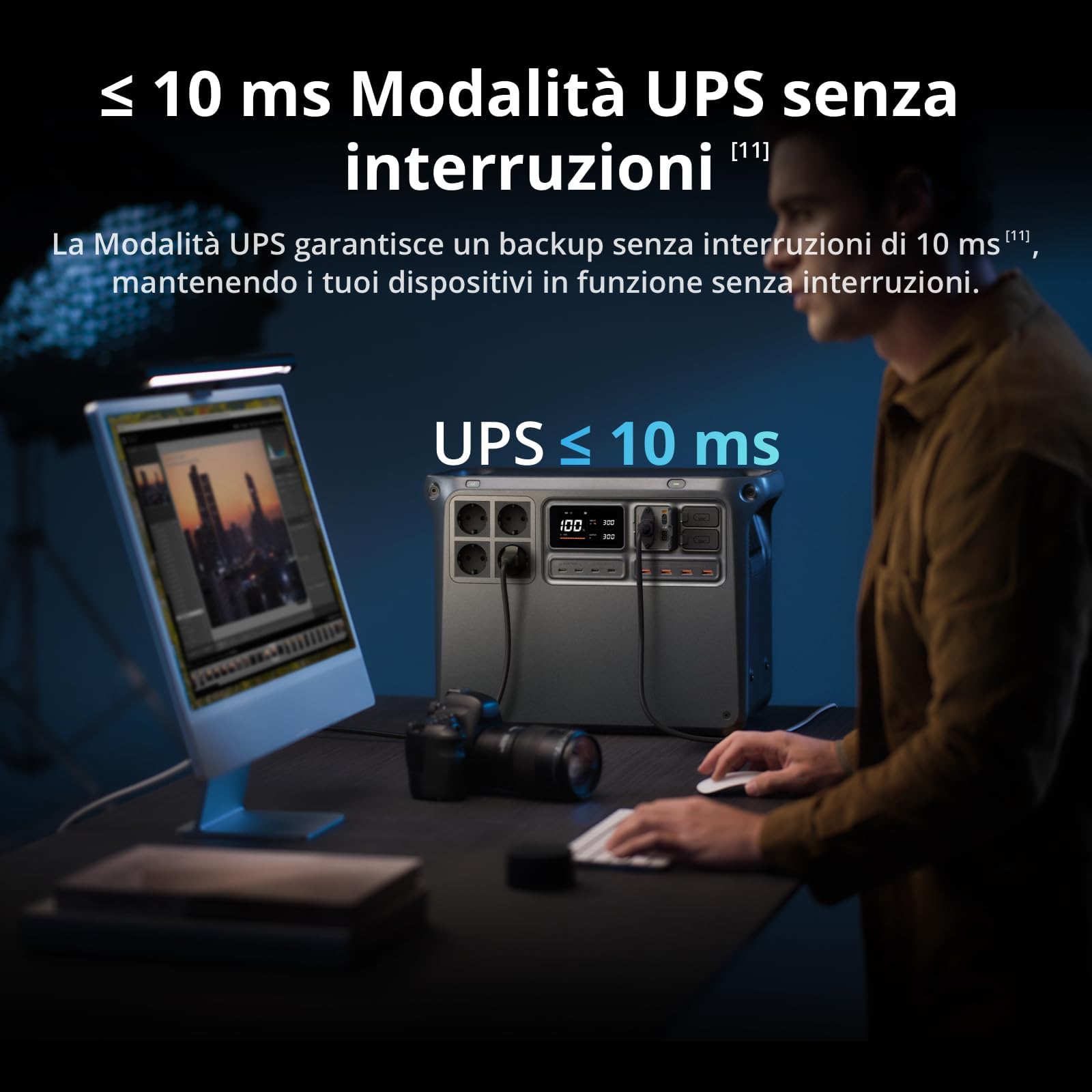 DJI Power 2000 stazione di alimentazione 2048 Wh 3000 W generatore elettrico