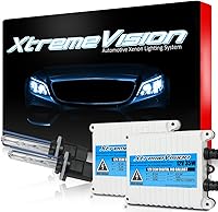 Vista 16 de XtremeVision H7 - Paquete de bombillas de xenón de CA 6K 35W - Balasto de CA delgado - 6000K azul claro - 1 par