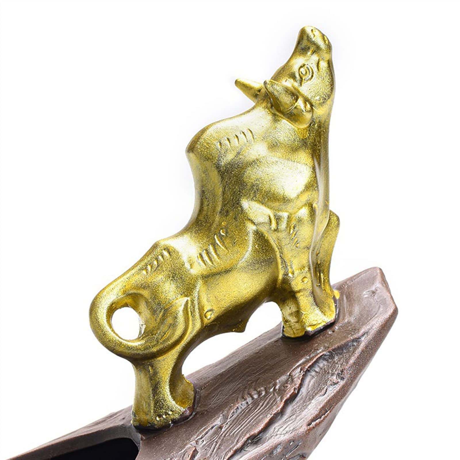 HIHELO Doniczki Kreatywne Ceramiczne Bonsai Doniczka Zielona Roślina Krajobraz Doniczka Dekoracja wnętrz Ozdoby (dolny Punch) Doniczki do pokoju dziecięcego (Kolor: B)