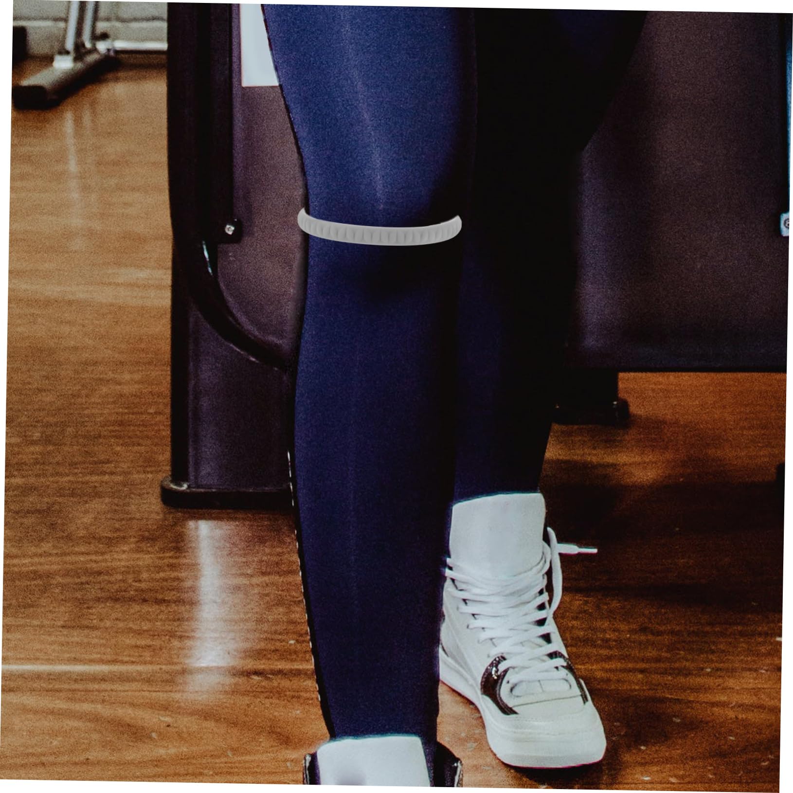 NOLITOY Silicone Patella Tendon Strap Basketball Leg Band Knee Wrap Runner's Knee Support Elastic Band