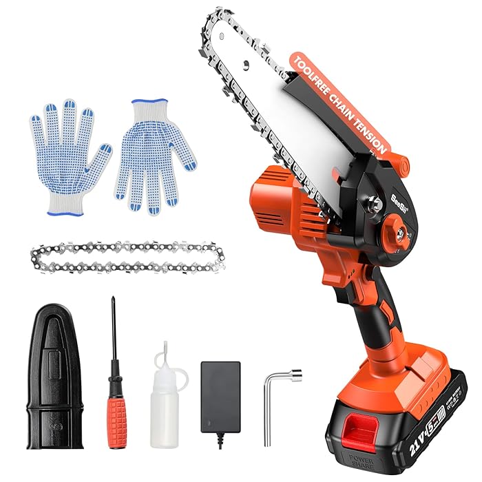 Buy 6" Mini Chainsaw, Seesii Portable Cordless Electric Power Chain Saw