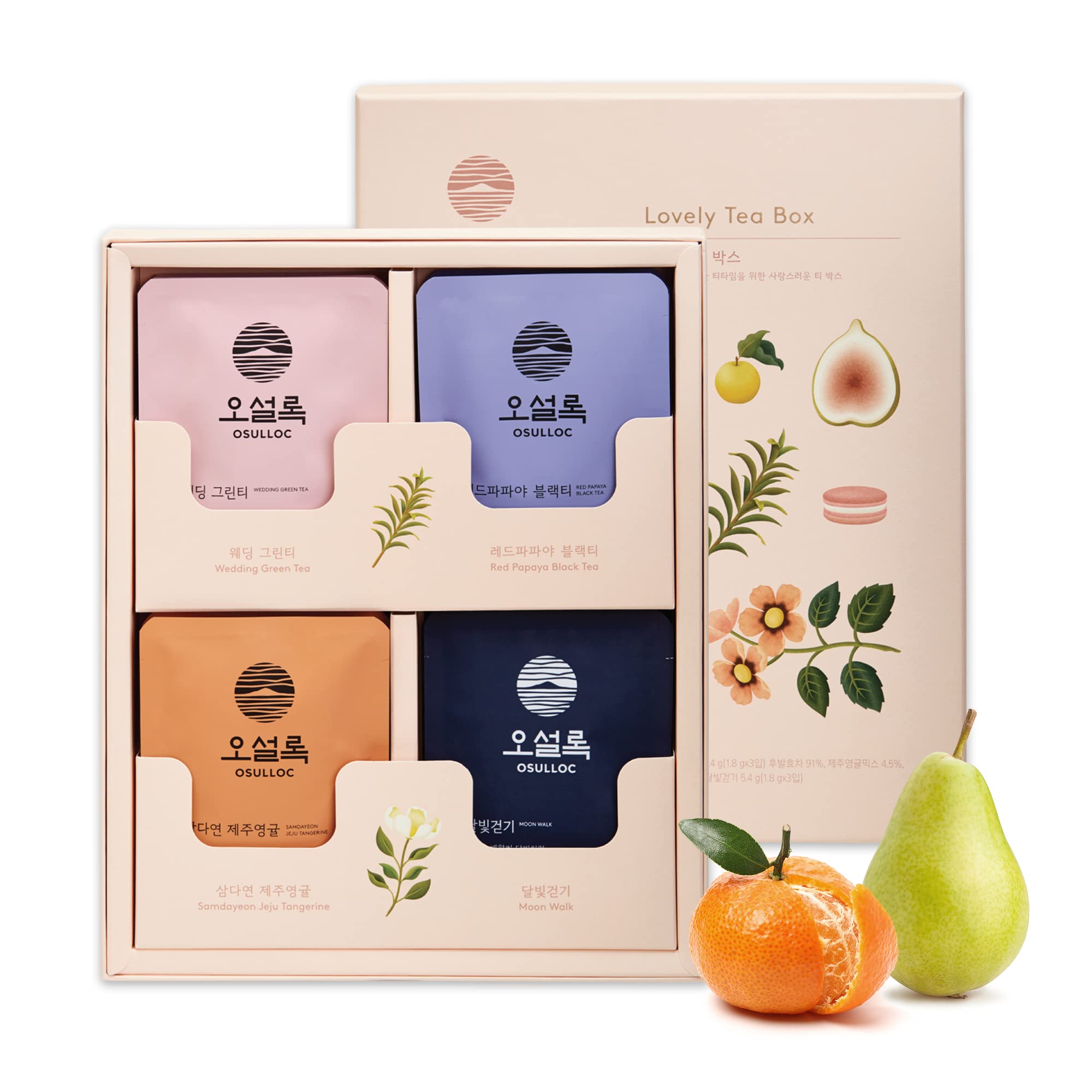 Buy OSULLOC Lovely Tea Gift Box Set (12 count, 4 flavors x 3 EA