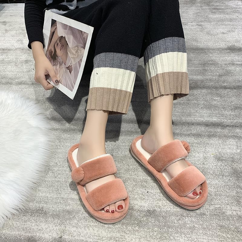 Image of DRUNKEN Slippers For Women Men Winter Sandals Casual Flats Home Footwear Man Girls Sliders Flip Flops Chappals Ladies Clogs Sleeper Slides Stylish Ortho Soft