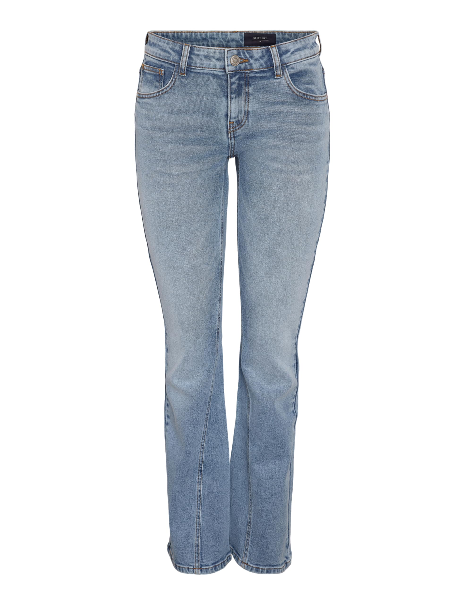 Noisy May Women's Nmremi Lw Engineered Flared Jeans Nmremi Lw Engineered Flared Jeans, Light Blue (Light Blue Denim), 29W x 32L
