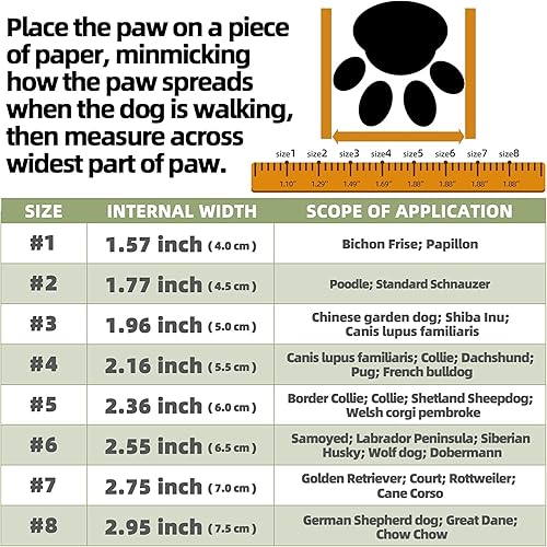 Miniatura 3 de Zapatos para perros grandes botas transpirables para perros medianos, protectores de patas para pavimento caliente de verano, nieve de invierno,